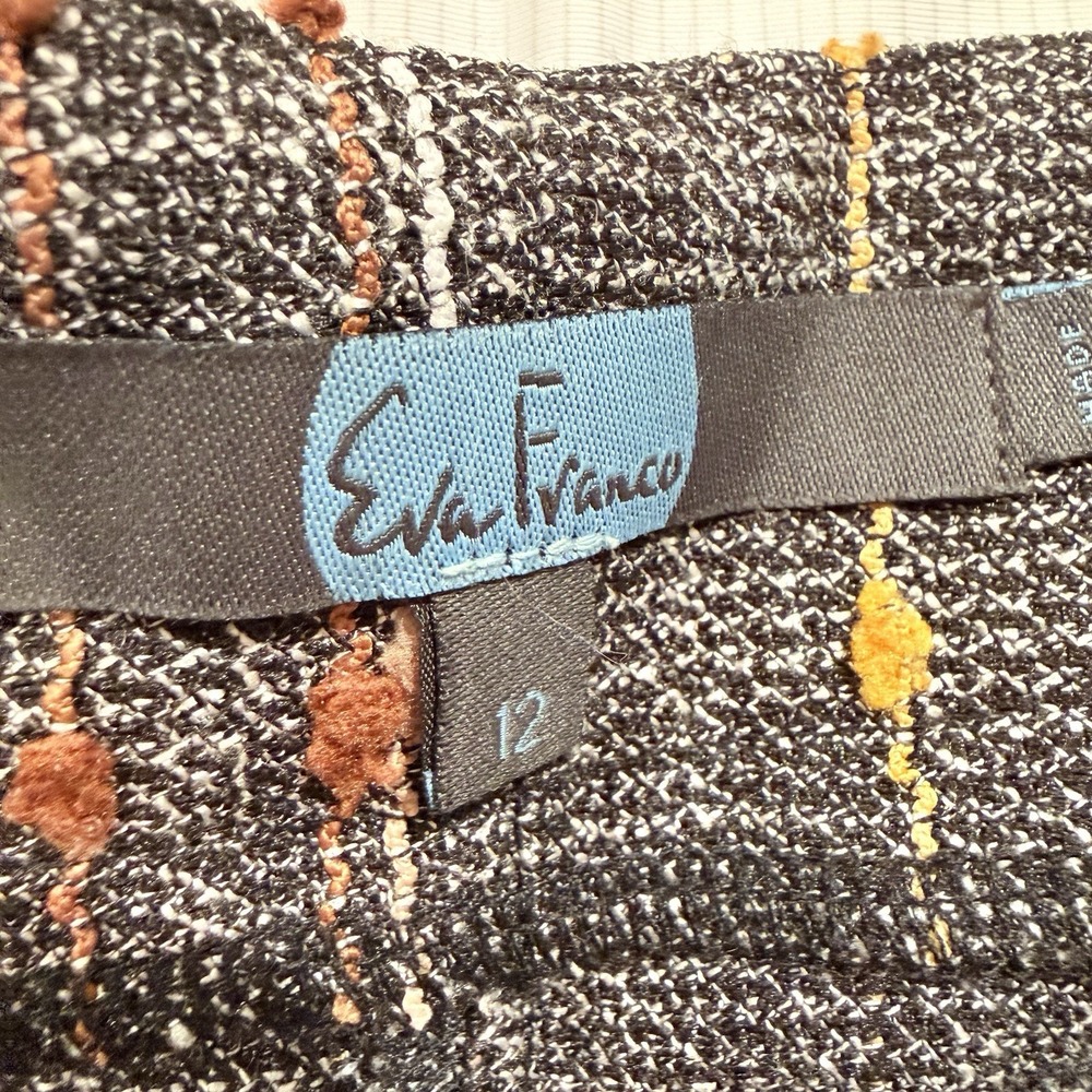 Eva Franco Anthropologie Striped Hepburn Pants Wide Leg High Rise Sz 12 - Picture 9 of 12